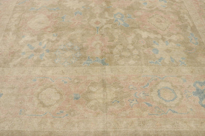 9 x 12 Contemporary Turkish Oushak Rug 52166