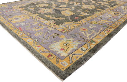 9 x 12 Colorful Turkish Oushak Rug 52168