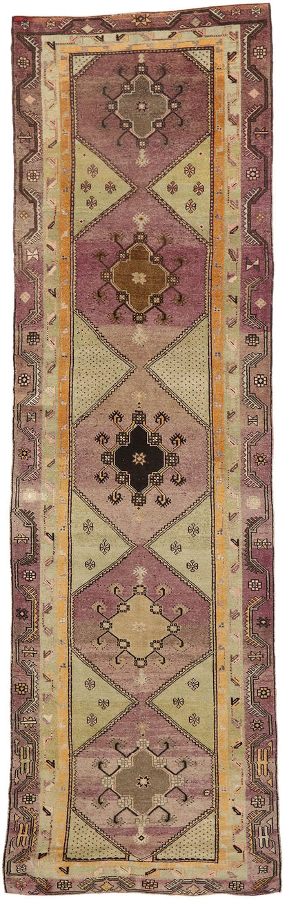 6 x 18 Vintage Turkish Oushak Rug 52169