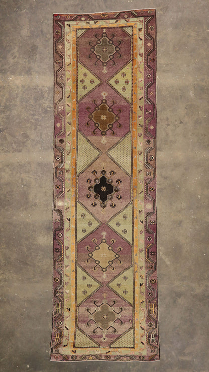 6 x 18 Vintage Turkish Oushak Rug 52169