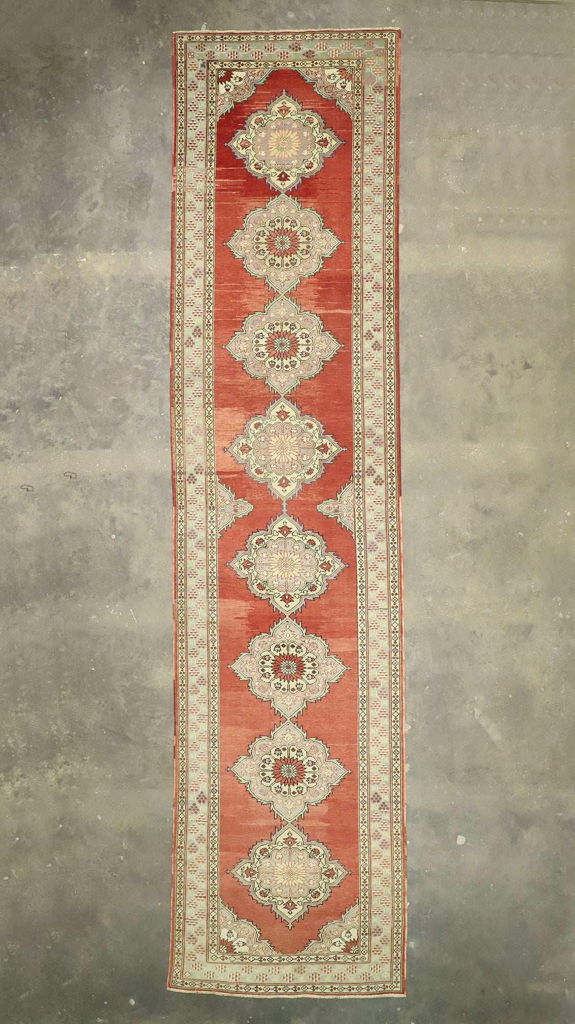 5 x 19 Vintage Turkish Oushak Runner 52170