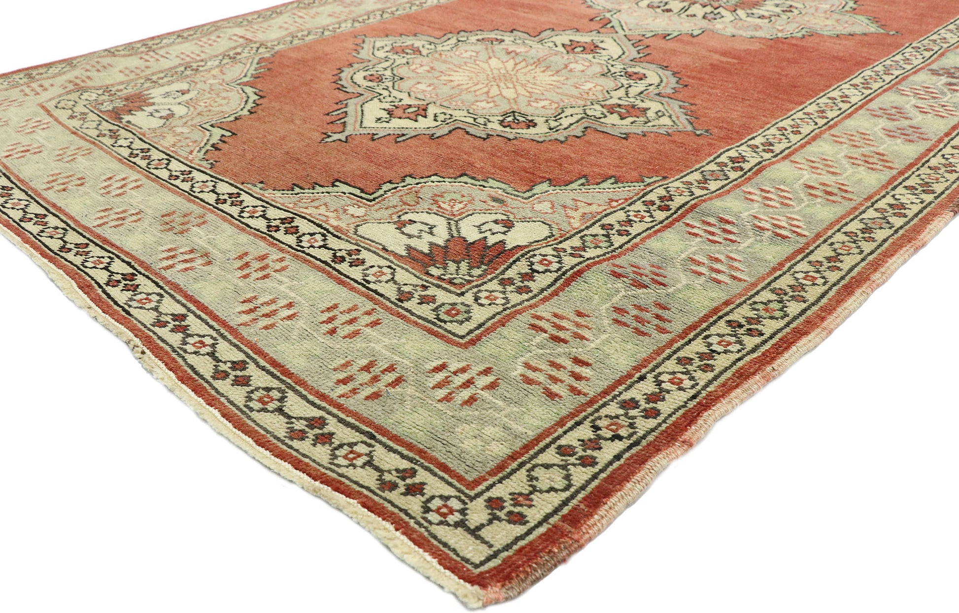 5 x 19 Vintage Turkish Oushak Runner 52170