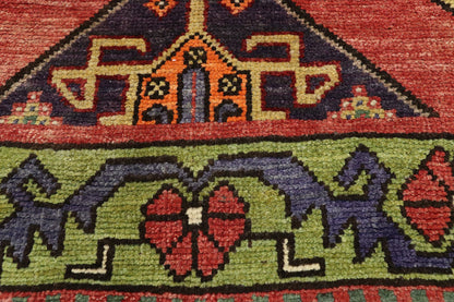 5 x 11 Vintage Turkish Oushak Rug 52177