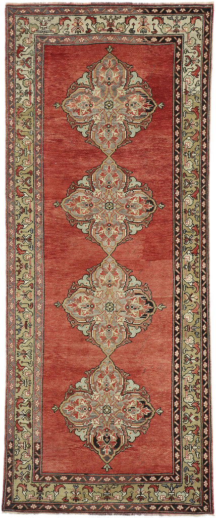 5 x 11 Vintage Turkish Oushak Rug 52178