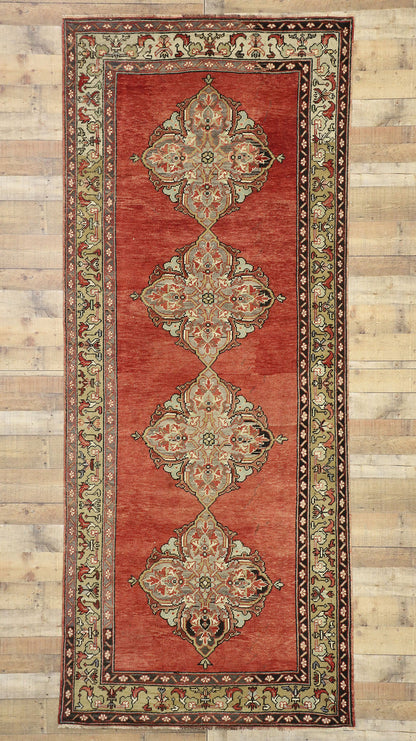 5 x 11 Vintage Turkish Oushak Rug 52178