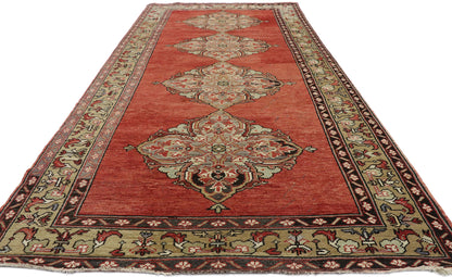 5 x 11 Vintage Turkish Oushak Rug 52178
