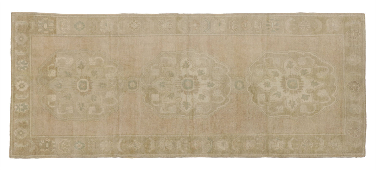 4 x 10 Vintage Oushak Rug 52181