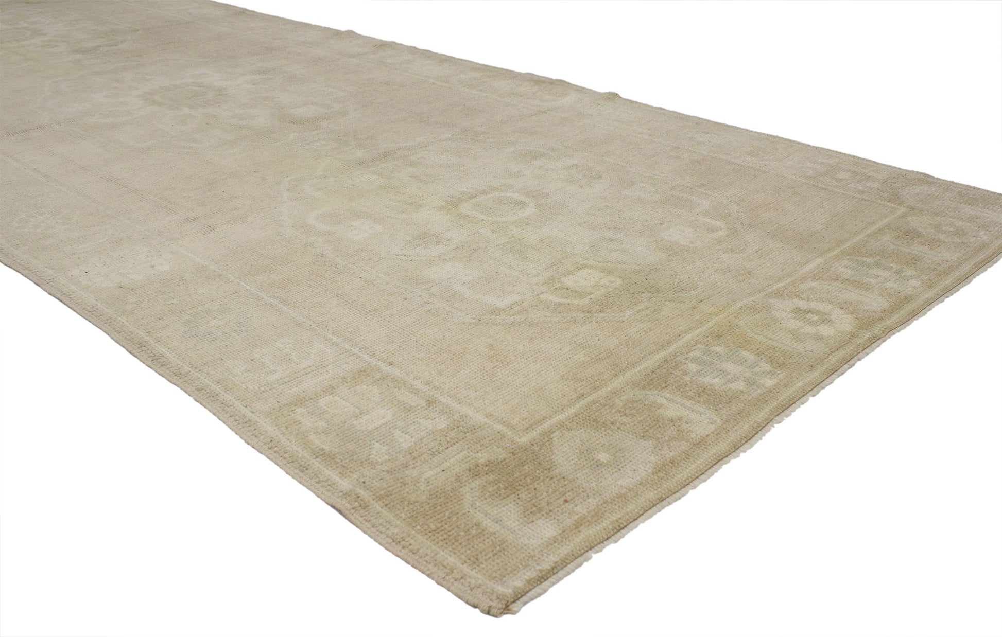 4 x 10 Vintage Oushak Rug 52181