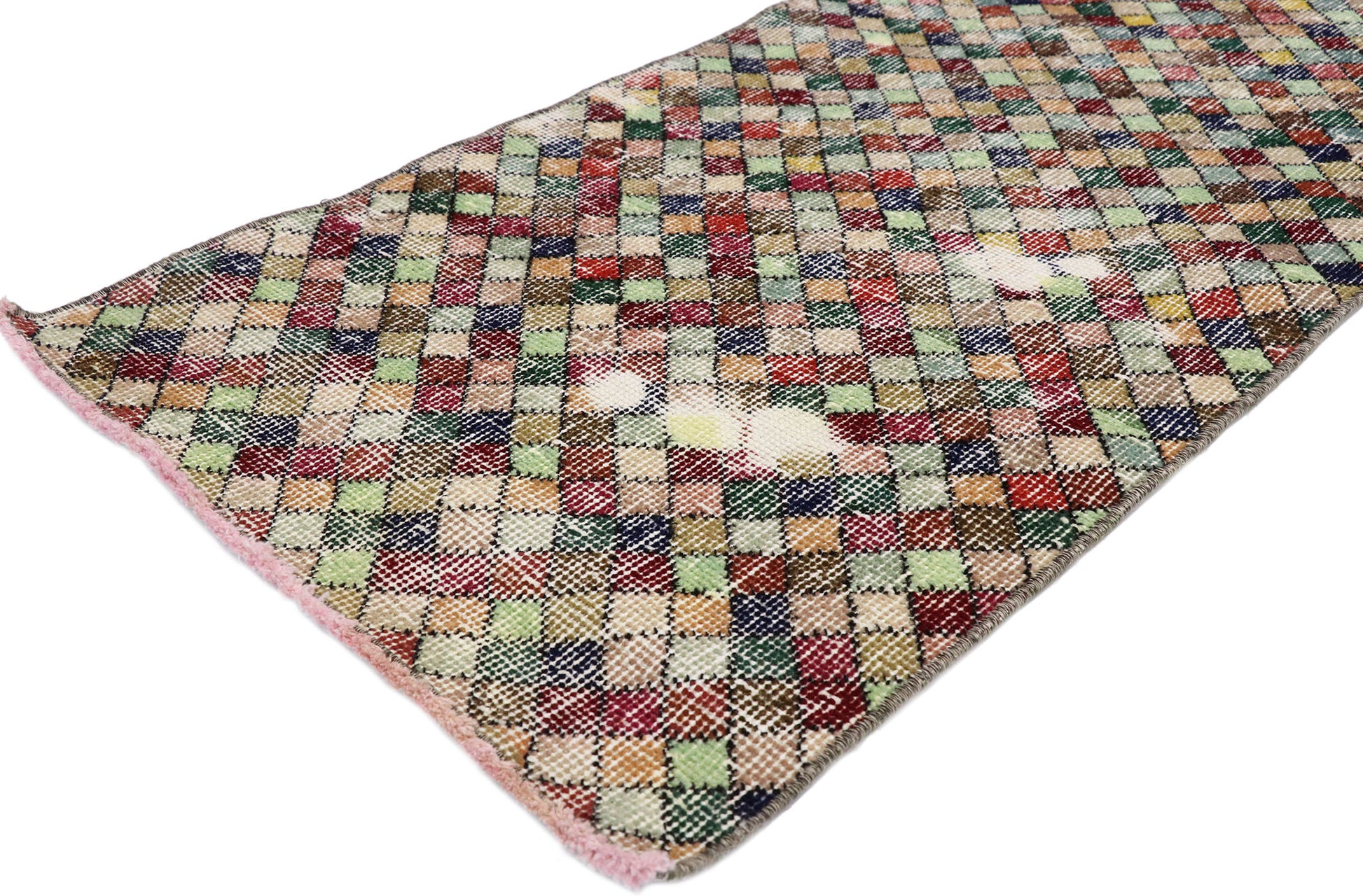 2 x 10 Vintage Turkish Sivas Rug 52189
