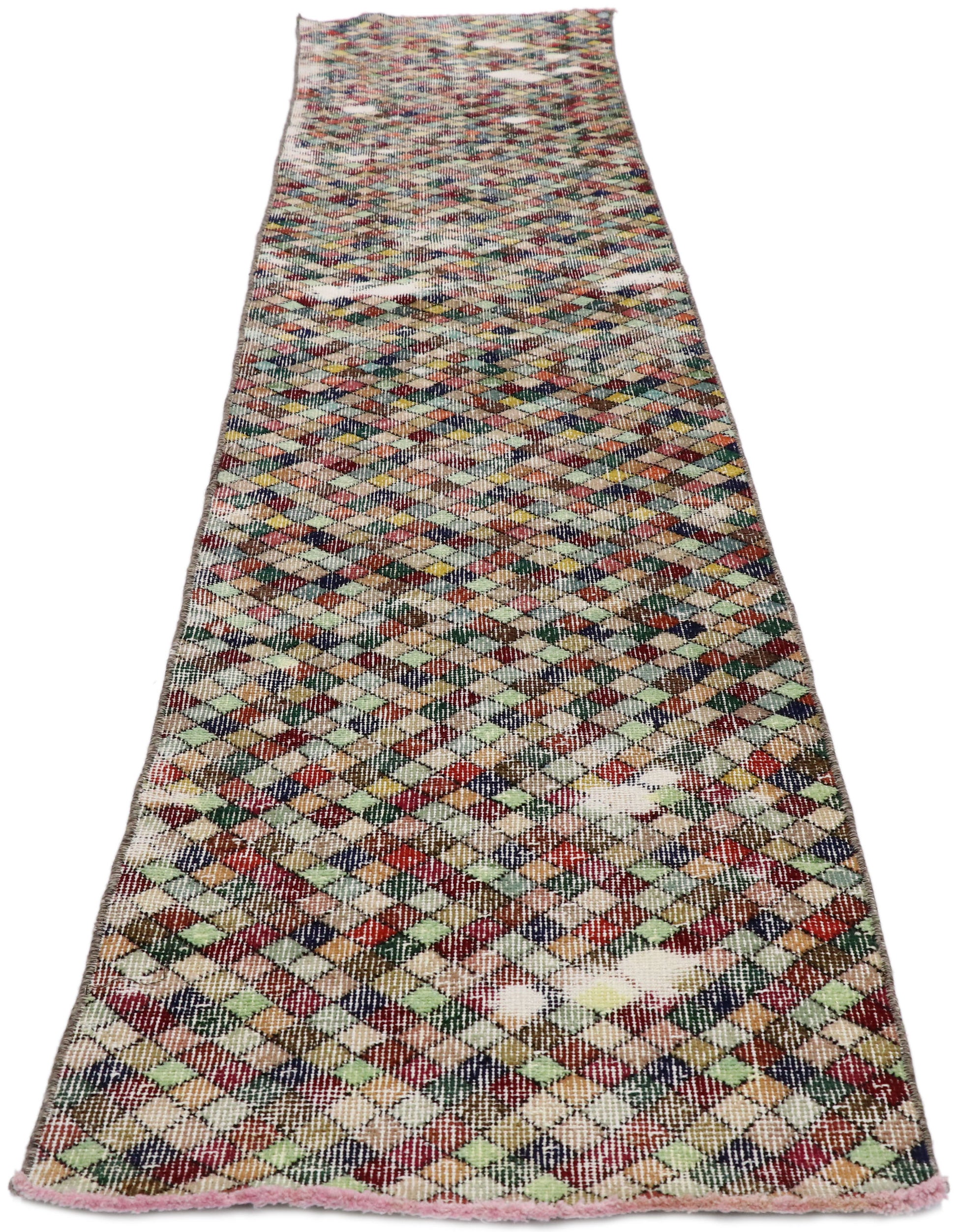 2 x 10 Vintage Turkish Sivas Rug 52189