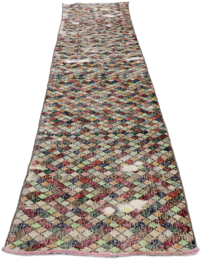 2 x 10 Vintage Turkish Sivas Rug 52189