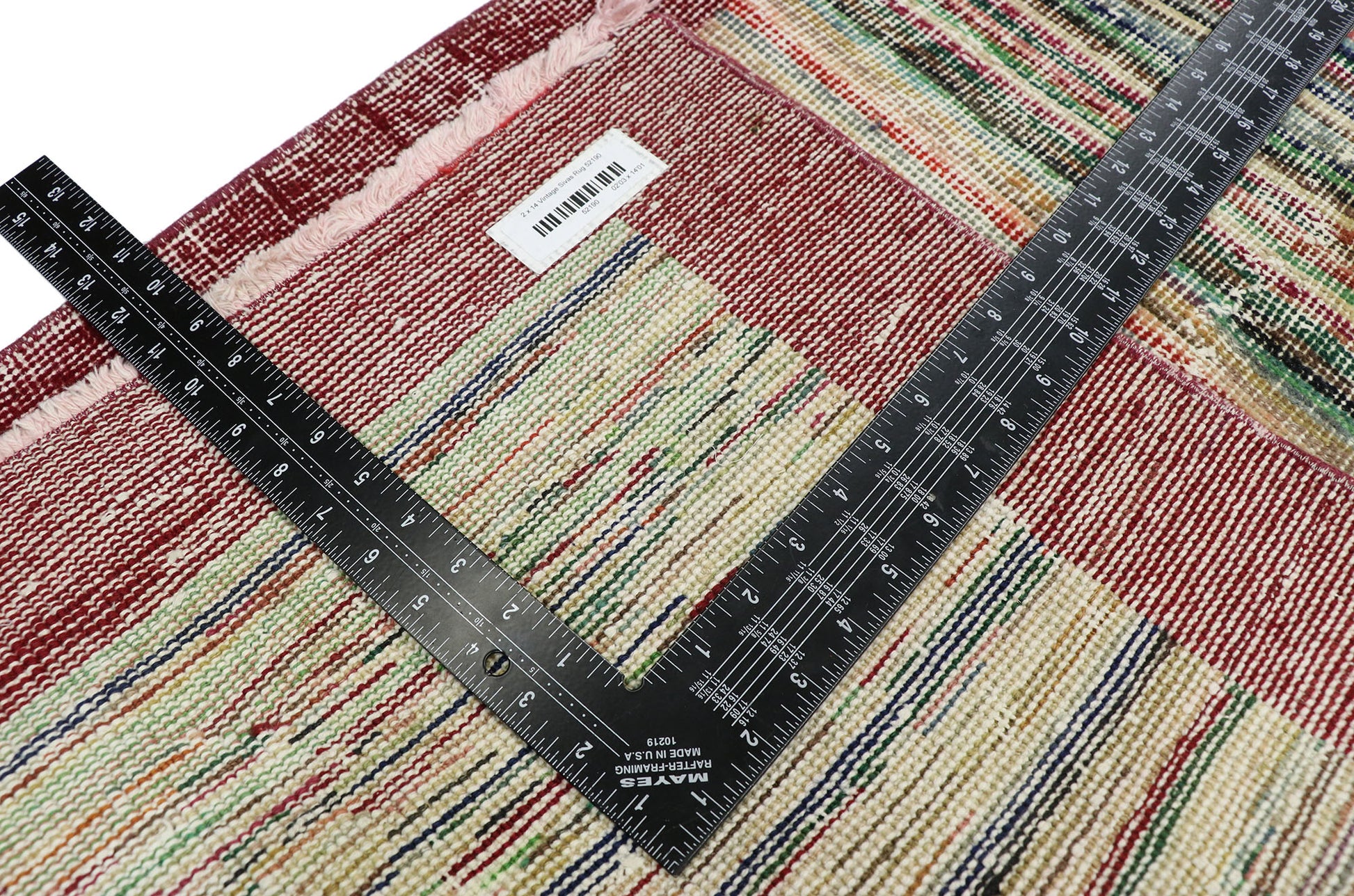 2 x 14 Vintage Turkish Sivas Runner 52190