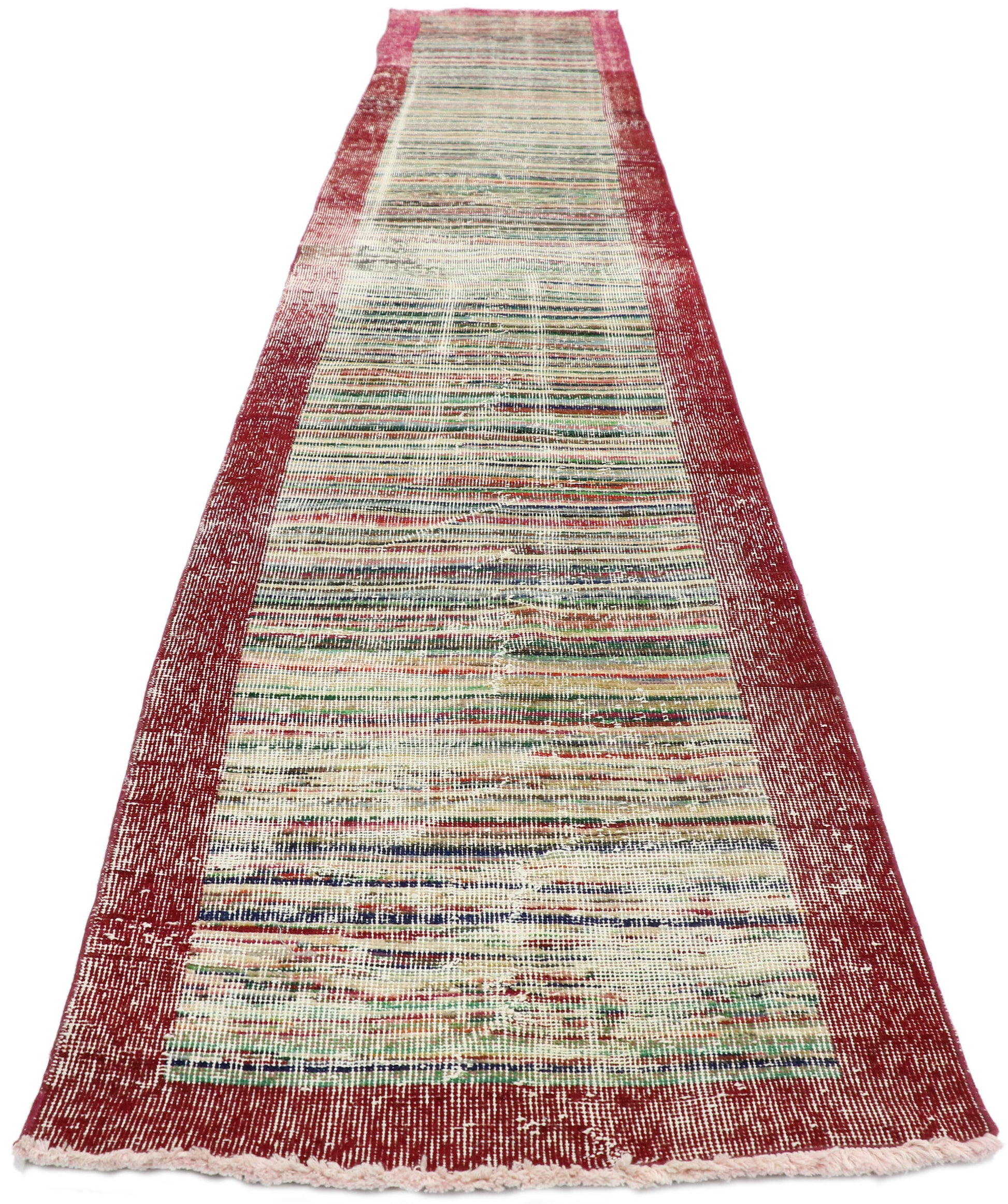 2 x 14 Vintage Turkish Sivas Runner 52190