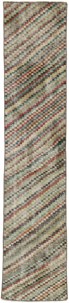 2 x 10 Vintage Turkish Sivas Runner 52193