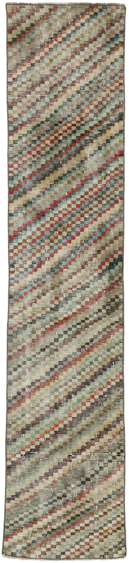 2 x 10 Vintage Turkish Sivas Runner 52193