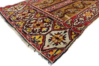 3 x 13 Antique Turkish Oushak Runner 52196