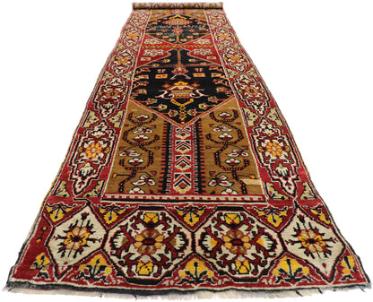 3 x 13 Antique Turkish Oushak Runner 52196