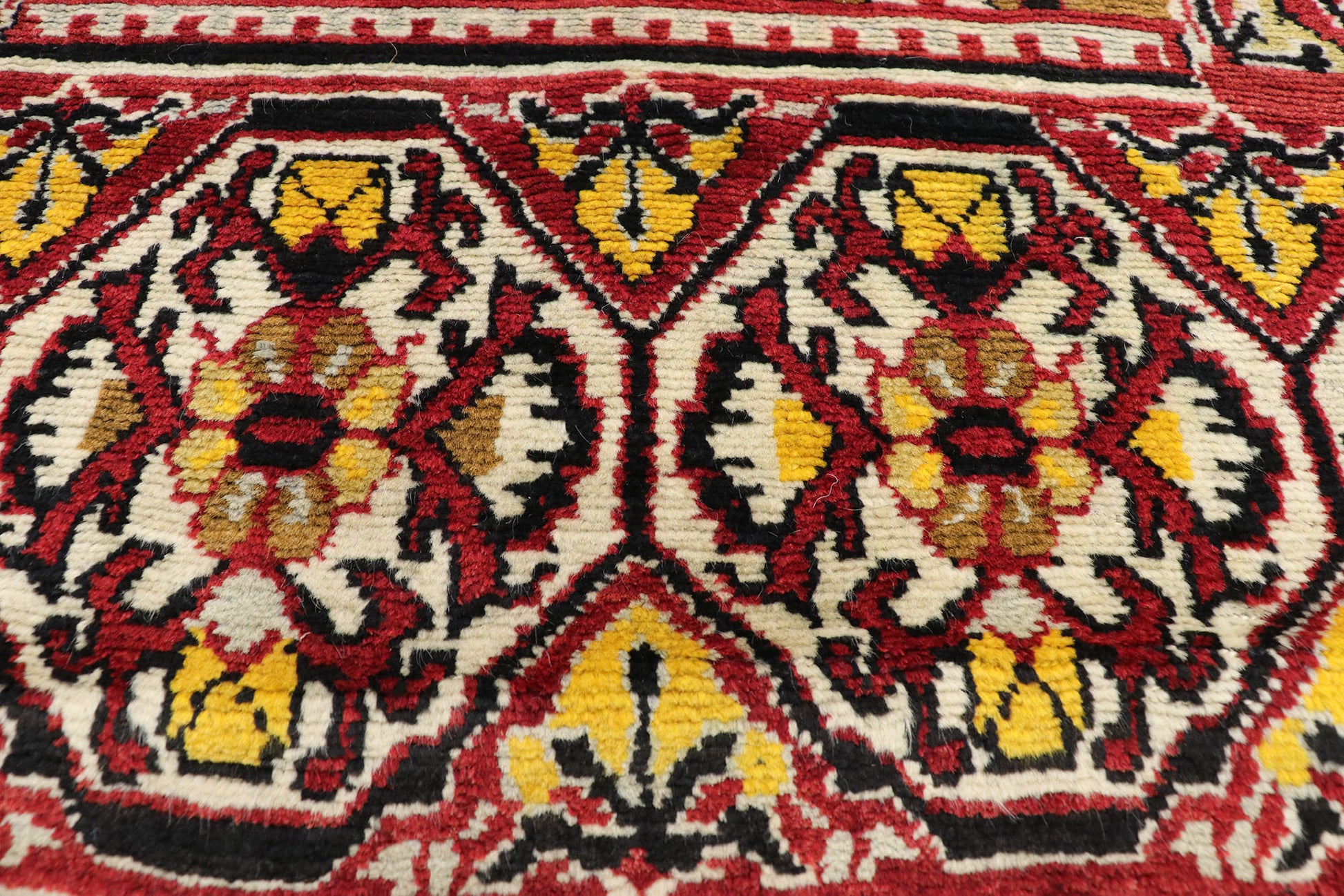 3 x 13 Antique Turkish Oushak Runner 52196
