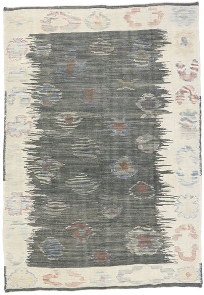 8 x 12 Modern Turkish Kilim Rug 52206