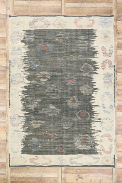 8 x 12 Modern Turkish Kilim Rug 52206