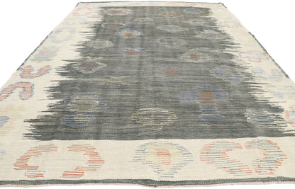 8 x 12 Modern Turkish Kilim Rug 52206