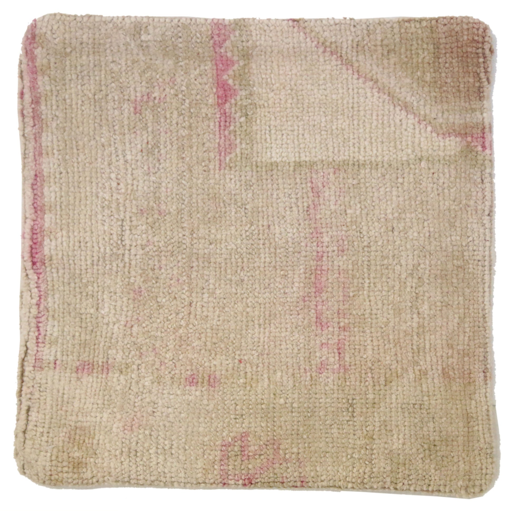 2 x 2 Vintage Turkish Oushak Pillow Cover 52228