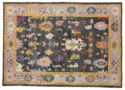 9 x 13 Contemporary Oushak Rug 52233
