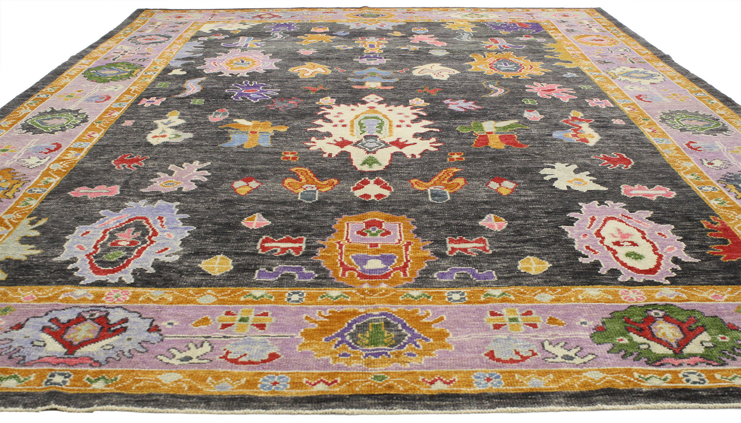 9 x 13 Contemporary Oushak Rug 52233