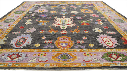 9 x 13 Contemporary Oushak Rug 52233