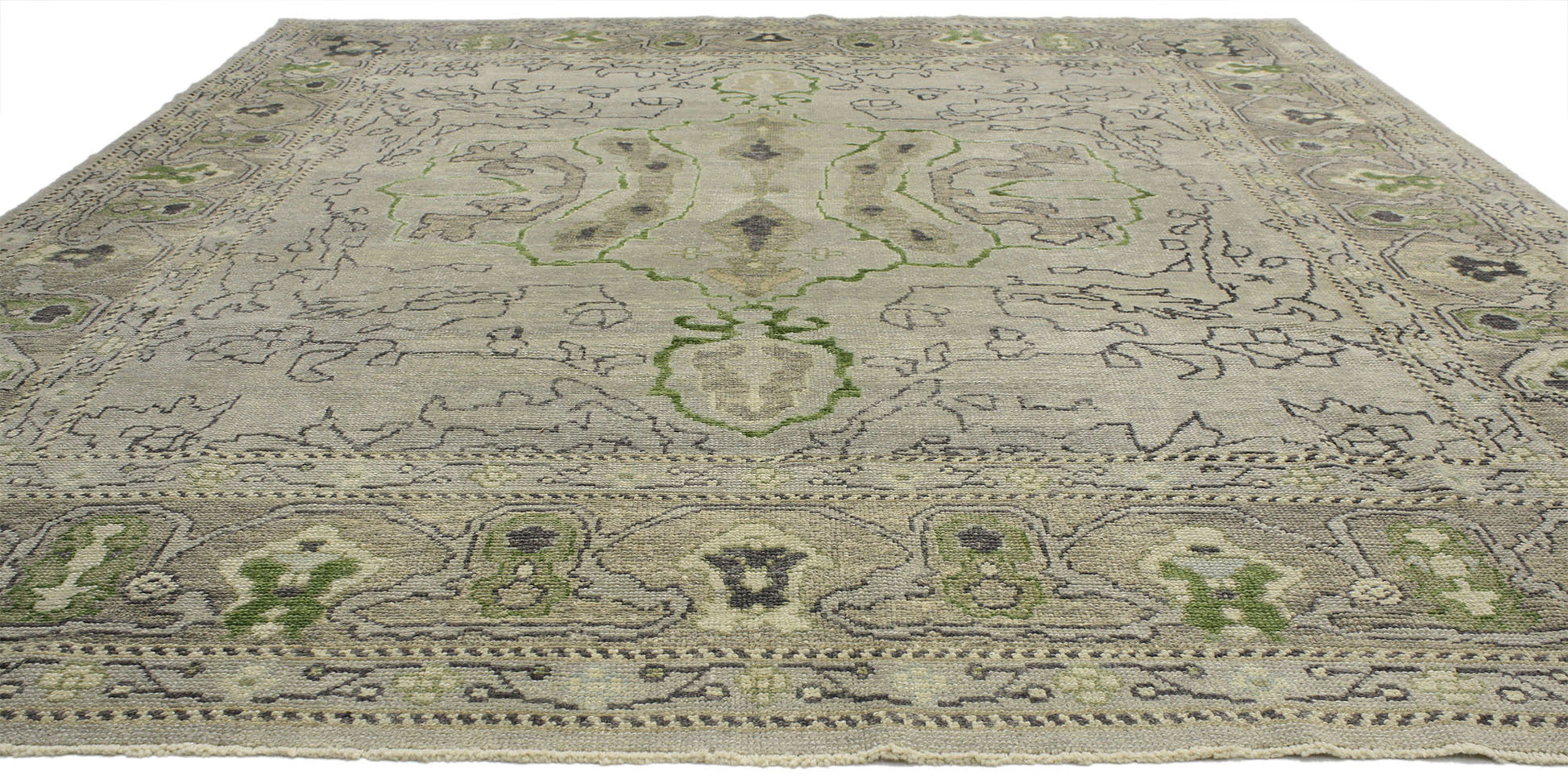9 x 12 Modern Turkish Oushak Rug 52237