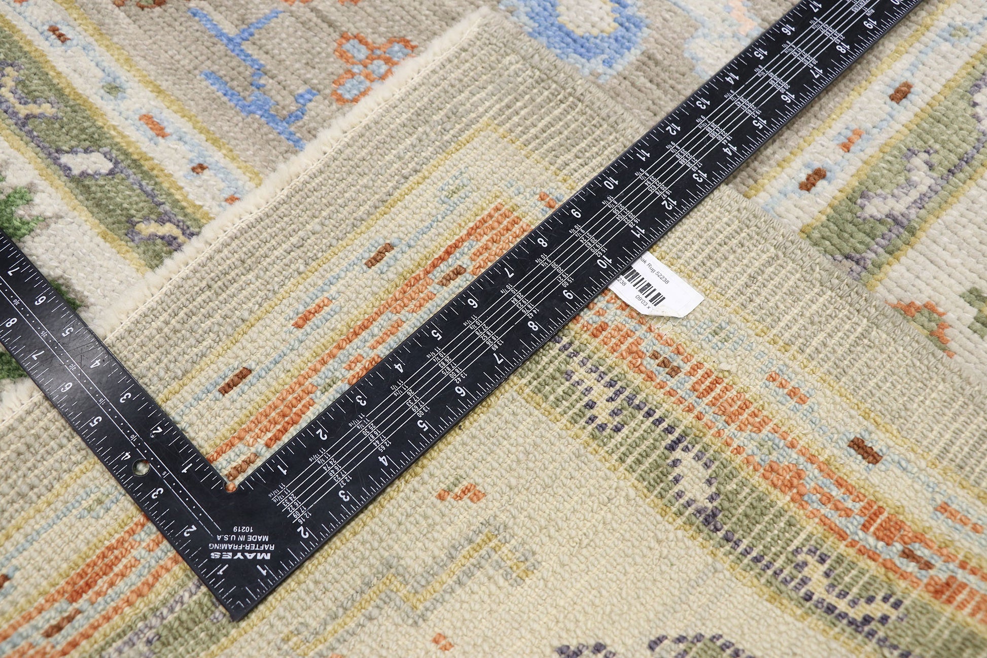 9 x 12 Colorful Turkish Oushak Rug 52238