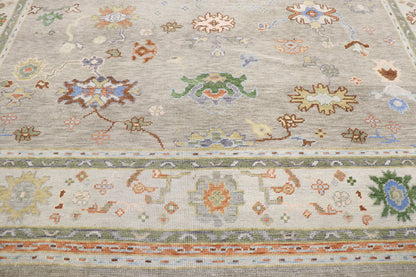 9 x 12 Colorful Turkish Oushak Rug 52238