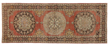 5 x 14 Vintage Turkish Oushak Rug 52248