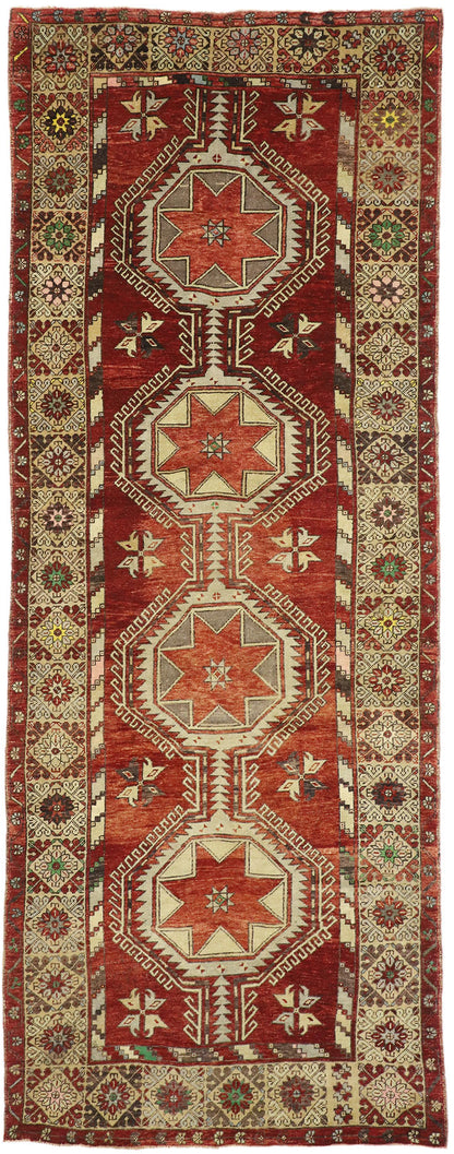 5 x 13 Vintage Oushak Rug 52249