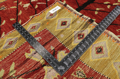 5 x 11 Vintage Turkish Oushak Gallery Rug 52252