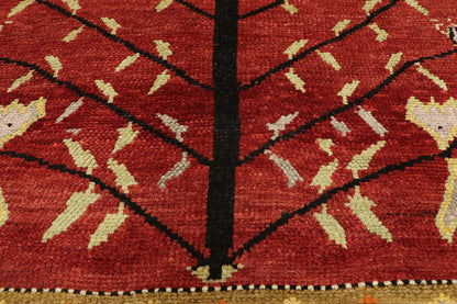5 x 11 Vintage Turkish Oushak Gallery Rug 52252