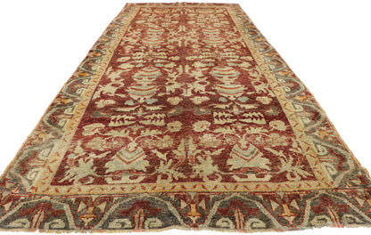 5 x 10 Vintage Turkish Oushak Gallery Rug 52253