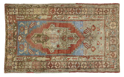 3 x 5 Vintage Turkish Oushak Rug 52258