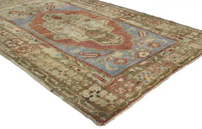 3 x 5 Vintage Turkish Oushak Rug 52258