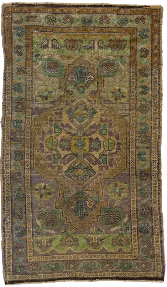 2 x 3 Vintage Yastik Rug 52264