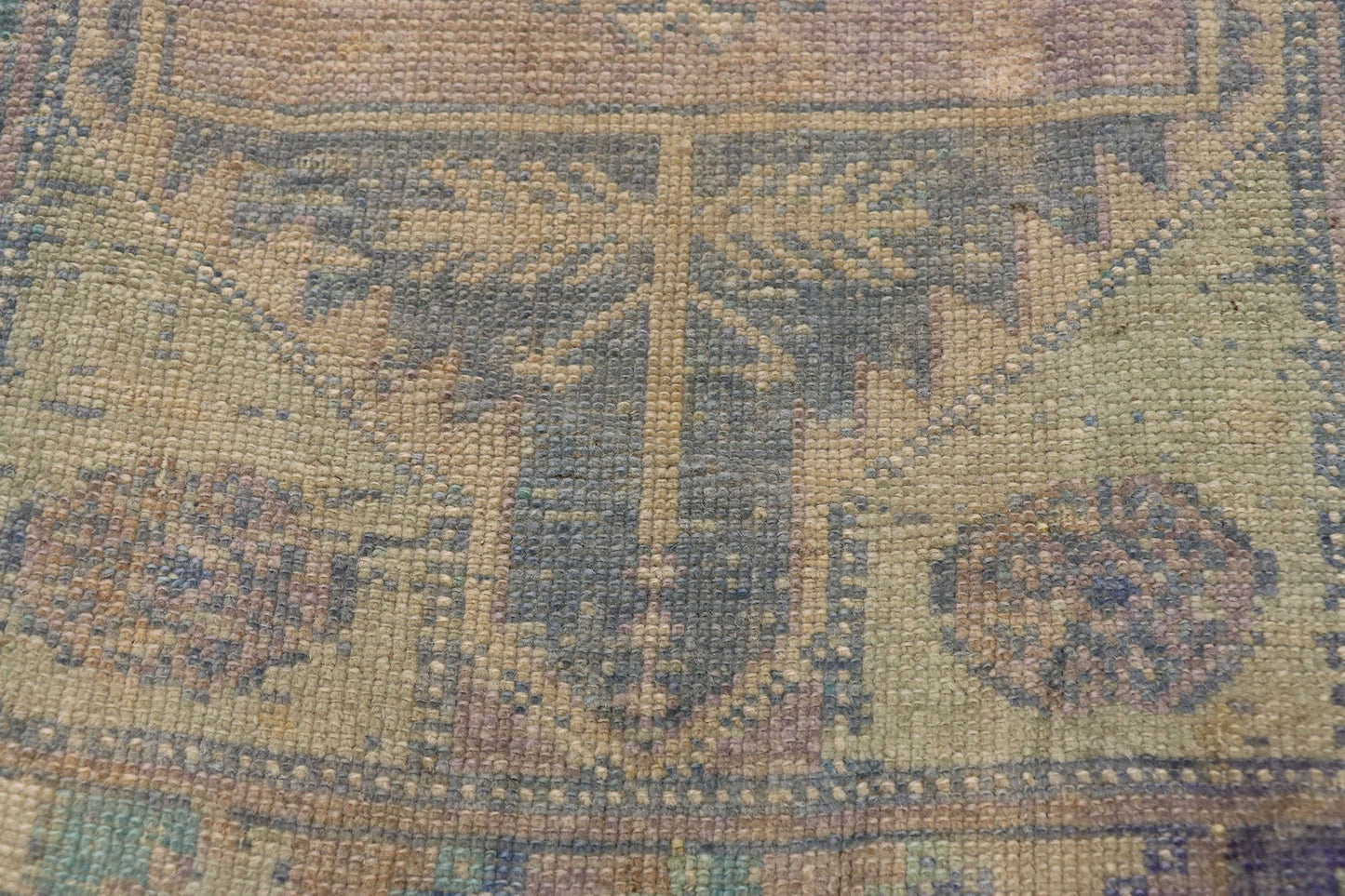 2 x 3 Vintage Lavender Turkish Oushak Rug 52271