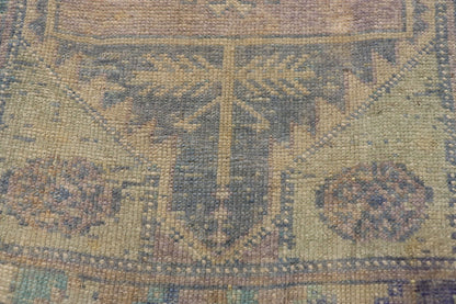 2 x 3 Vintage Lavender Turkish Oushak Rug 52271