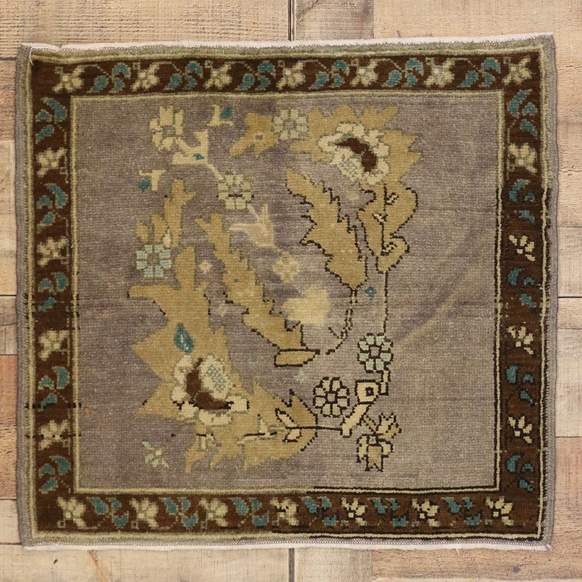 2 x 2 Vintage Yastik Rug 52278