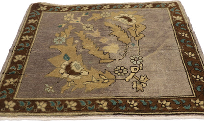 2 x 2 Vintage Yastik Rug 52278
