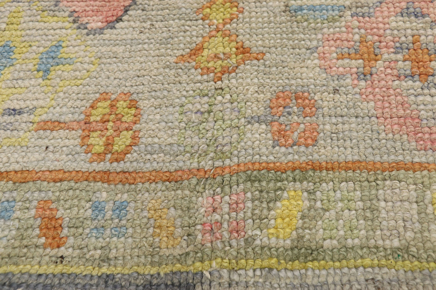 9 x 12 Colorful Turkish Oushak Rug 52284