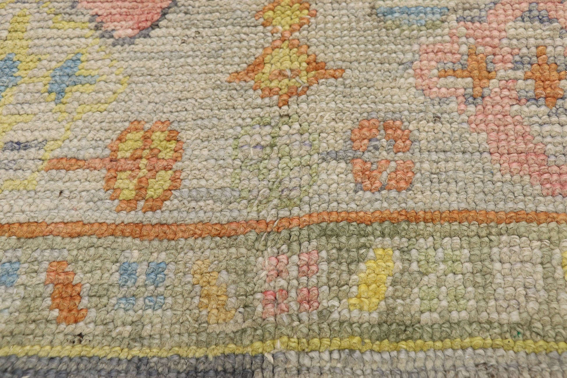 9 x 12 Colorful Turkish Oushak Rug 52284