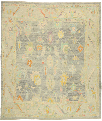 12 x 14 Contemporary Turkish Oushak Rug 52285
