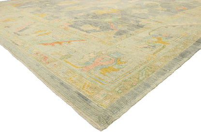 12 x 14 Contemporary Turkish Oushak Rug 52285