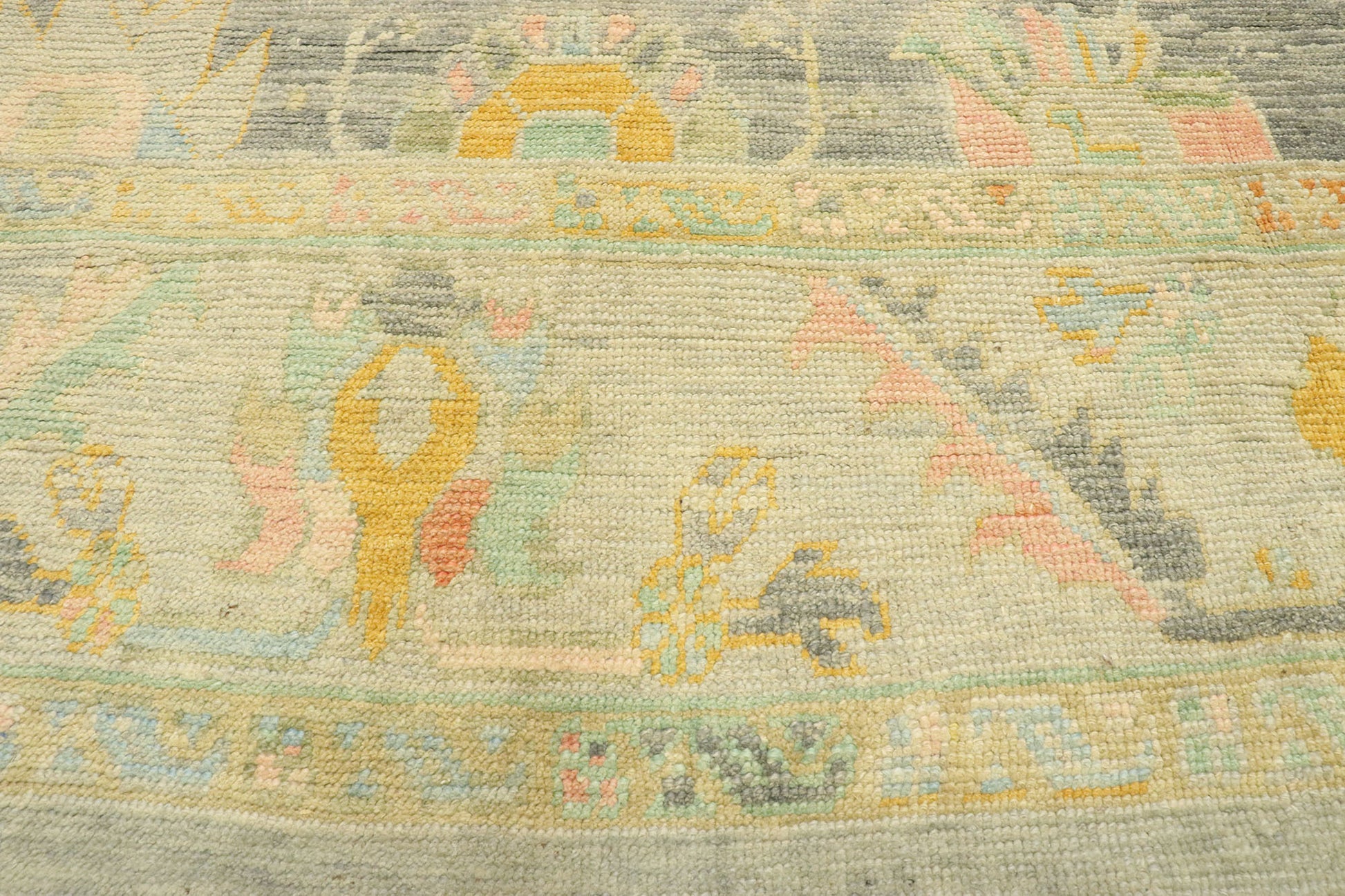12 x 14 Contemporary Turkish Oushak Rug 52285