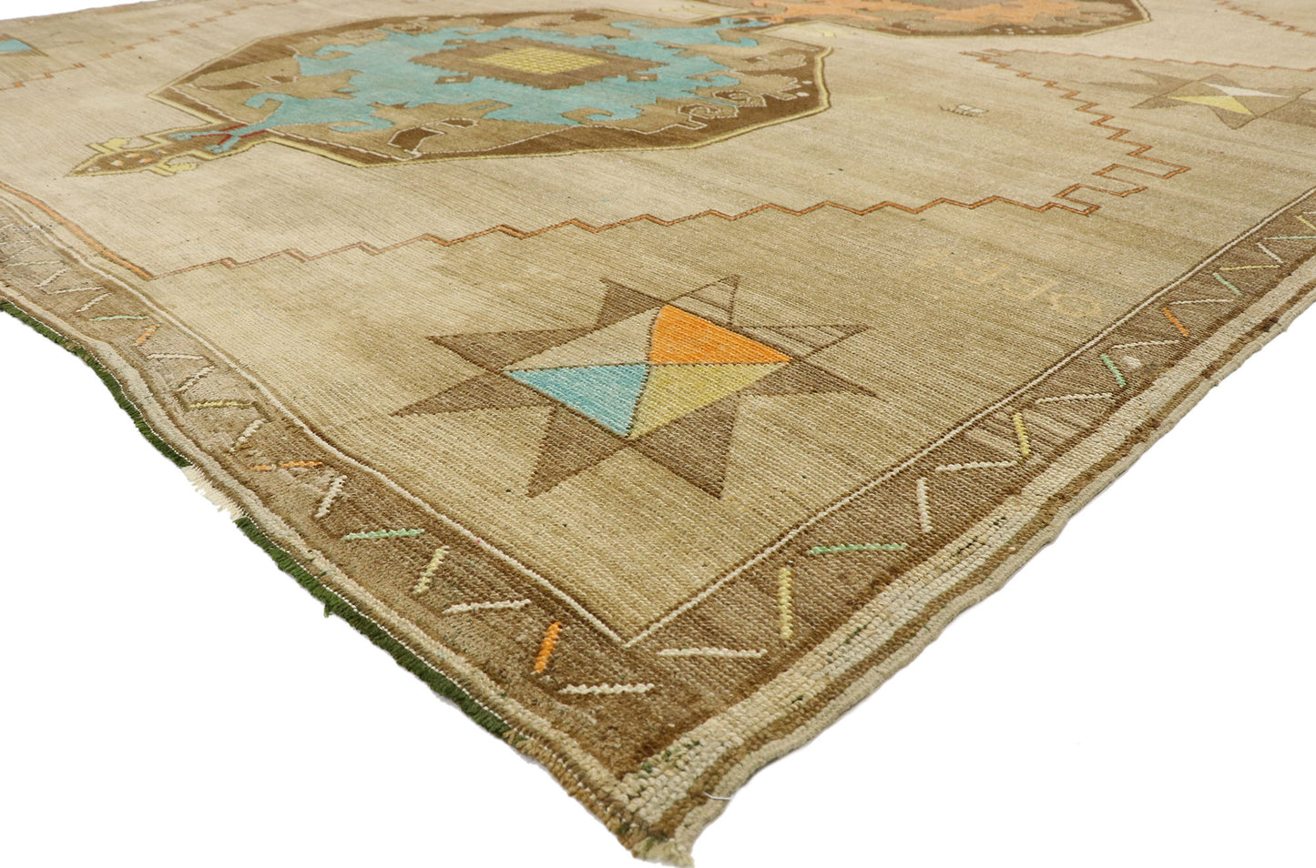 11 x 13 Vintage Oushak Rug 52287